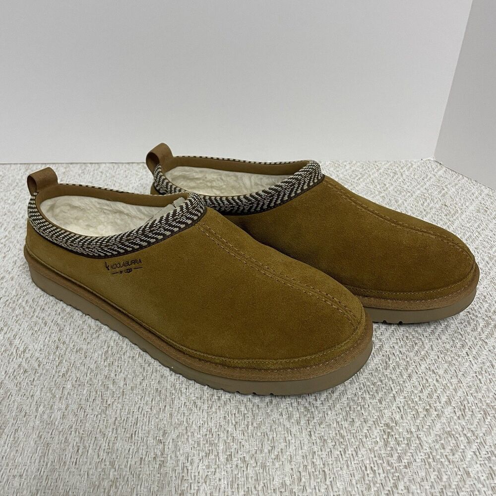 Koolaburra by UGG® Burree Mens 13 Brown Suede Slide Slippers NIB READ